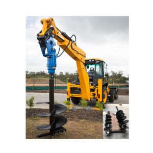 One Man Hydraulic Earth Augers Custom Excavator Drilling Machine