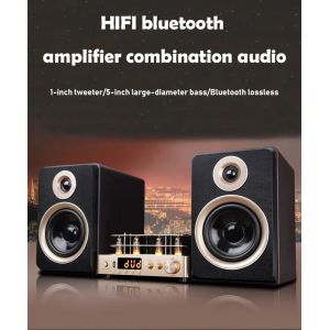 4 Ohms Bluetooth Hifi Bookshelf Speakers 2 Way Multifunctional