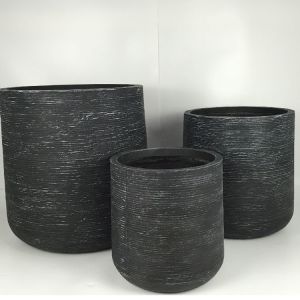 Customed Fiber Clay Planter For Gardening Needs And Affordable