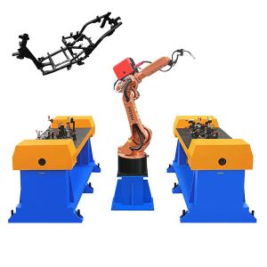 Robot Arm 6 Axis Motorcycle Frame Robotic Welding Station Robot Welding