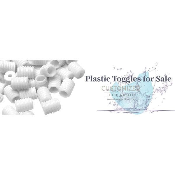 White & Black 9mm Silicone Stopper For Mask Toggles