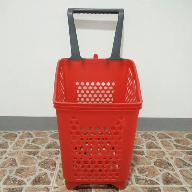 Large Supermarket Shopping Basket Plastic Convenience Store Basket