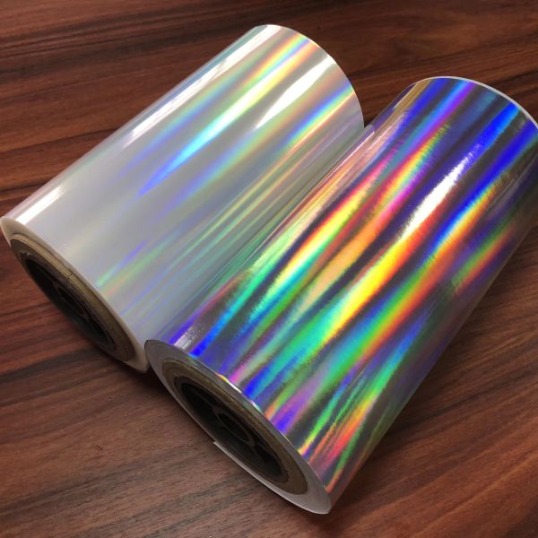 Quality Metallized BOPP Holographic Wet Lamination Film Water Based Adhesive Diverse Patterns Customizable for Packaging and Printing for sale