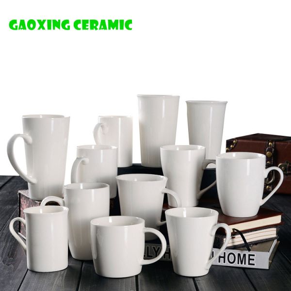 Customized LOGO Ceramic Anniversary Gift Mugs For Coffee Tea