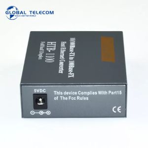 HTB 1100 Fiber Media Converter , 10 / 100Mbps fast ethernet transceiver