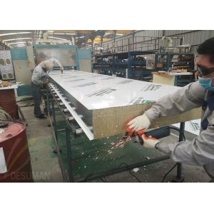 Prefabricated Building PPGI Rock Wool Foam Sandwich Panel
