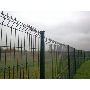 3d Curvy Galvanized Welded Wire Mesh Fence 3D Triangle Mesh