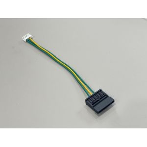 SATA power to 4-pin PCB connector wire cable, signal and power transmission