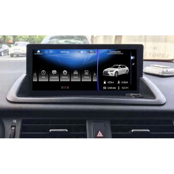 Ouchuangbo car radio dual zone gps navi 1080 video for Lexus CT 200 2011-2017 with USB SWC Bluetooth android 8.1 system