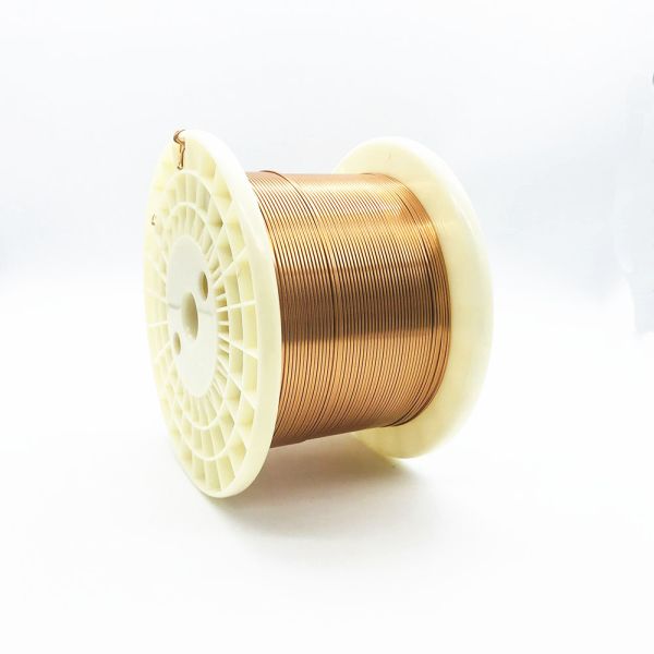 SWG 1 mm Rectangular Copper Wire , Enameled Copper Magnet Wire For Electrical Motors
