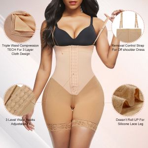 Control Panties Shapewear 5XL HEXIN Plus Size Butt Lifter with Side Zipper
