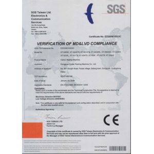 Wuhan Visbull Machinery Co., Ltd. Certifications