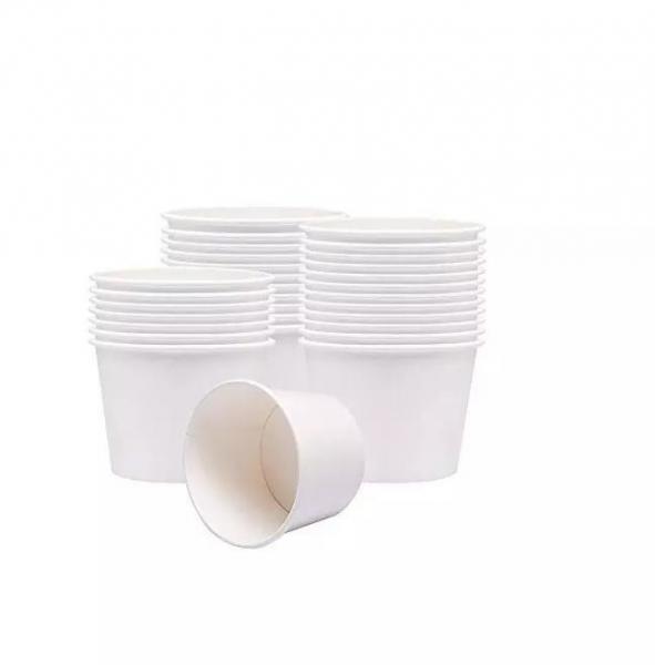 Quality Disposable High Quality Factory Price Soup Container Liquid Resistant Single PE 23oz White Disposable Bowls for sale