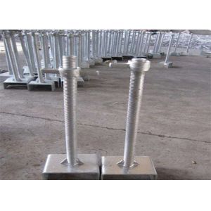Customized Adjustable Prop Jack And Hollow , Swivel Base Jack Scaffolding