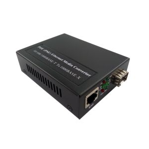 Fast Ethernet 10Mbps 100Mbps PoE PSE Fiber Media Converter All In One