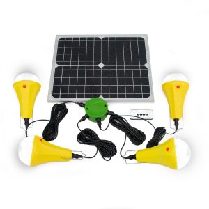 25W Solar Charging Camping Light System Built In Battery Emergency Solar Light