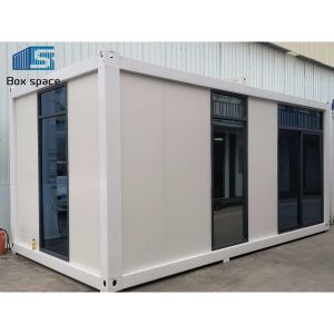 BOX SPACE China Wholesale Container House 20/40ft Luxury House Container Golden