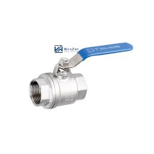 3" Equal WZ Full Port 2 PC Threaded 1000 WOG Ball Valve with green handle DIN