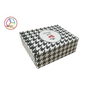 Recycled Apparel Packaging Boxes / Custom Printed Corrugated Boxes