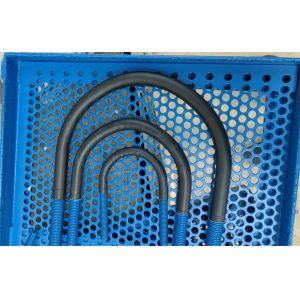 Xylan Fluorocarbon Coated U-bolt With Polyshrink 4 Nuts Washer