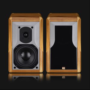 Indoor Desktop Passive Bookshelf Speaker MDF Cabinet Material