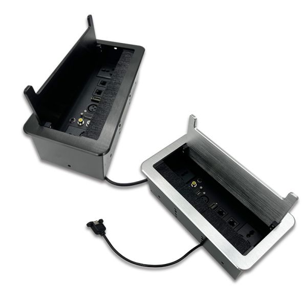 Flip Cover Socket Desktop Electrical Power Socket Universal Conference Furniture