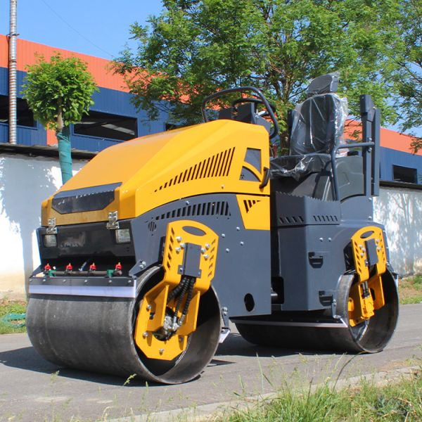 3 Tonne Road Roller Machine Vibratory Roller Double Drum Mini Road Roller