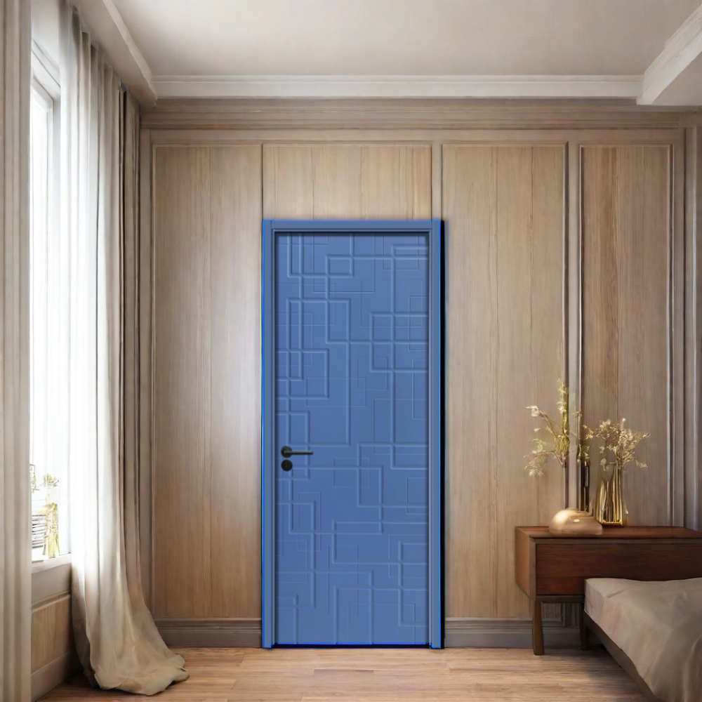 Modern Design WPC Hollow Door with Standard Size 2100*600*45mm ISO9001 and CE