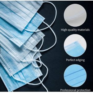 Earloop Disposable Dust Masks Non Toxic High Bacteria Filtration