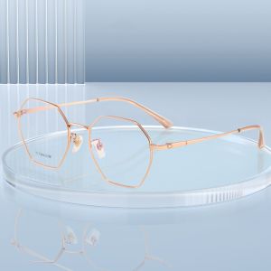 Pure Titanium Frame Glasses , Replaceable Lens Unisex Clear Glasses