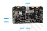 Sunchip Android Embedded ARM Board RTC UART POE LAN 1000M USB TF Pcb Circuit
