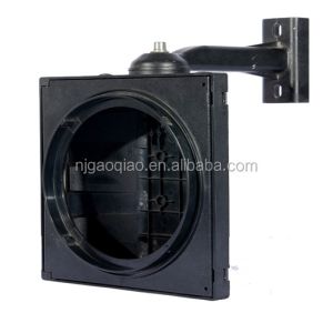 Polycarbonate 200mm Traffic Light Shell With Aluminum Cobweb Lens Polycarbonate