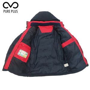 Breathable Mens Light Padded Jacket , Polyester Removable Hood Jacket