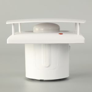 Centrifugal Blade Bathroom Type Square Air Extractor Fan in White ABS Plastic
