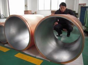 Diameter 100-800mm Copper Mould Tube For CCM Thick Durable Use In Continuous Casting Machine