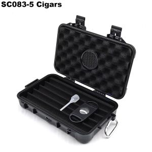 Insulation-Free Plastic Cigar Case with Lock Closure Lightweight