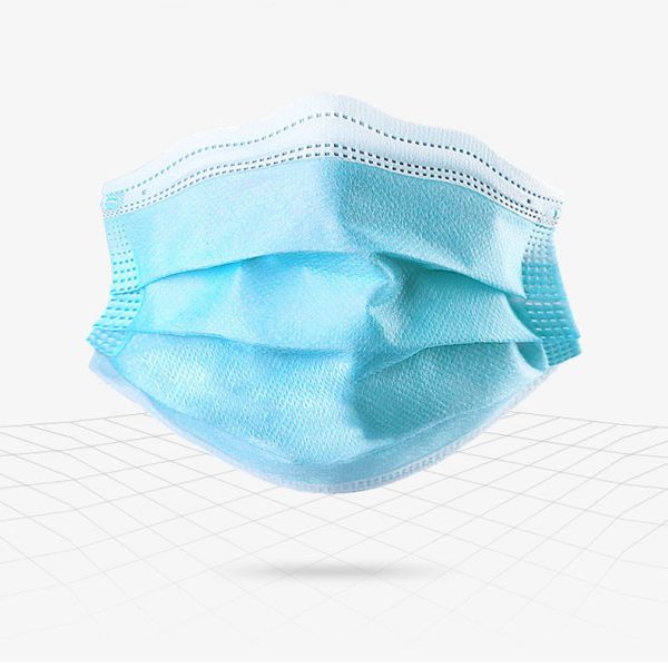 50pcs/Pack 3ply Disposable Mask Anti Virus Face Mask For Prevent New Coronavirus