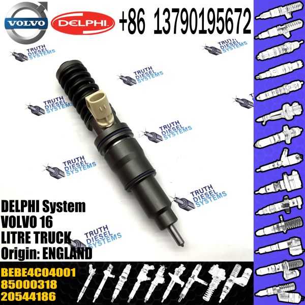 diesel fuel injector BEBE4C04001 BEBE4C04101 20544186 85000318 for VOL FH 16 D16C, Euro 3,