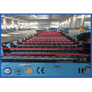 1.25m Width Wall Panel Roll Forming Machine With Manual Shearing Device