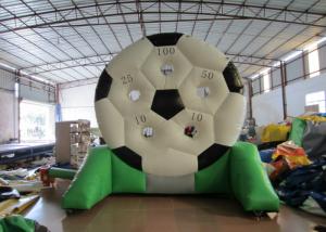China High Durability Inflatable Football Games waterproof PVC inflatable football shooting games on sale