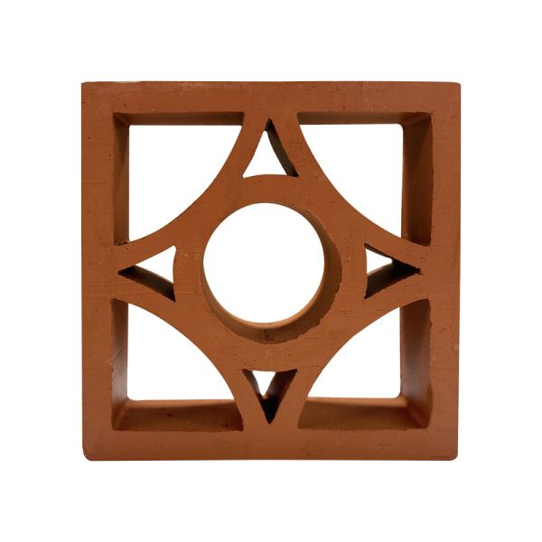 Quality Construction Material Classical Pattern Design Facade Tiles Ceramic Hollow Bricks for sale