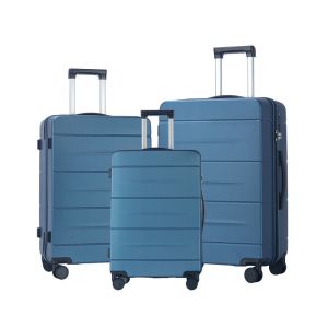 Simple Appearance 28 Inch Hard Shell Suitcase Multifunctions Inside