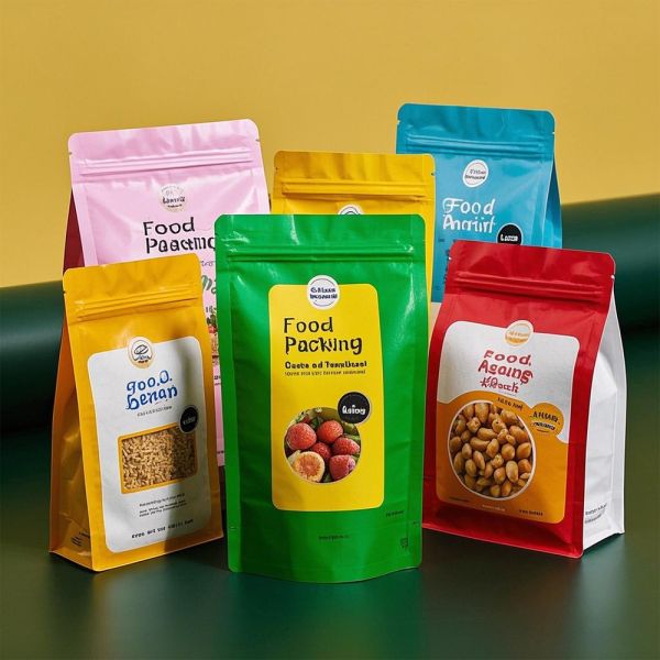 PET PE CPP Plastic Multi Flavor Food Packaging Mylar Bag Custom Printed Silver Logo Pouch Food Grade Packaging Plastic Bag