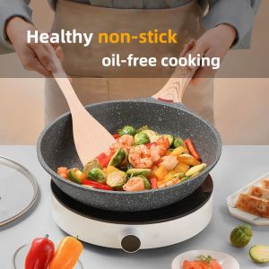 Good Quality Nonstick Frying Pan Skillet Swiss Granite Coating Omelette Pan