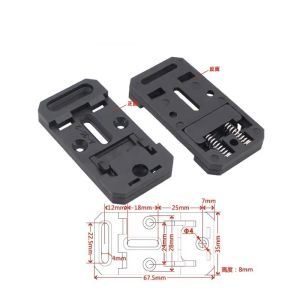A-35-2 Convenient Din Rail Mounting Clips for Standard 35mm Din Rails Mount