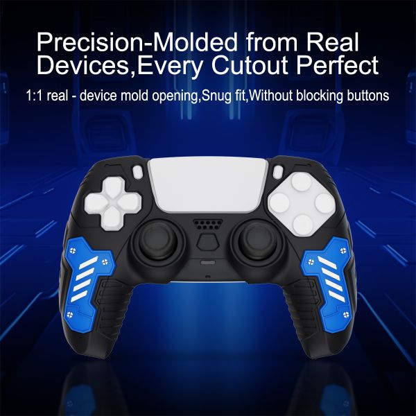 Tri-Color Unique Design Durable Anti-Slip Silicone Case for PS5 Controller Dualsense