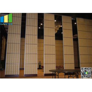 Wholesale Fabric Wooden Exhibition Partition Wall , Folding Operable Partition Walls from china suppliers