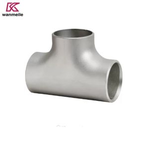 Wholesale ASTM B363 Gr2 Wpt2 Titanium Tee 2inch 3inch Titanium Pipe Fittings from china suppliers