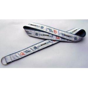 Personalized Logo Dye Sublimation Lanyards , Recyclable Promotation Personalized