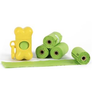 Wholesale Wholesale Polyester Biodegradable Compostable Dispenser Puppy Waste Bag Dog Poop Bags With Certificate from china suppliers